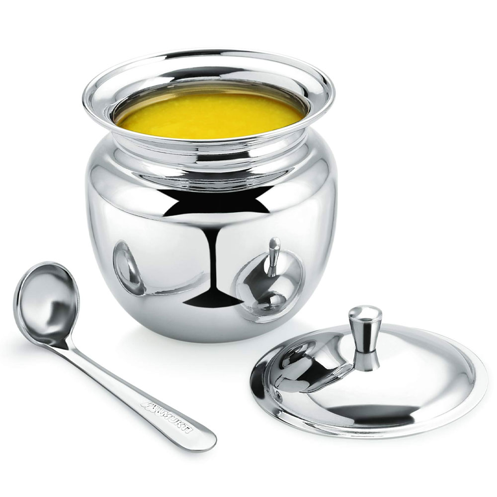 Steel Ghee Pot